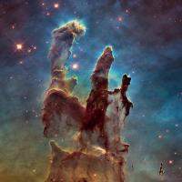 Hubble Pillars of Creation HD Square