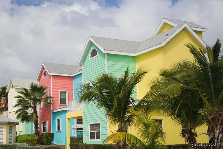 Colorful island homes