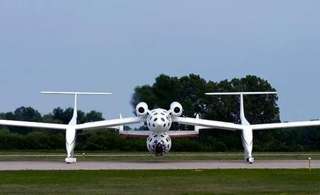 White Knight and SpaceShipOne Framed Print