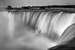 Next Image: Niagara Falls at Dusk Black and White