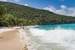 Next Image: Large waves on Trunk Bay beach
