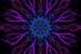 Next Image: Purple Blue Kaleidoscope Square