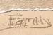 Next Image: Family Writing in Sand