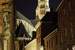 Next Image: Narrow illuminated street and St Saviour Cathedral