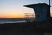 Next Image: Lifeguard shack at sunset at Leo Carrillo State Beach