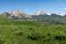 Next Image: Panoramic view of the La Sal mountains