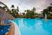 Next Image: One of three large pools at Melia Caribe