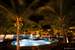 Next Image: Night shot of the main pool area