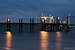 Next Image: Night lights on the pier, Marathon Key