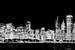 Next Image: Chicago Skyline Fractal Black and White