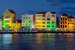 Next Image: Willemstad Curacao at Night Panoramic