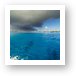 Deep blue waters of Grand Cayman Art Print