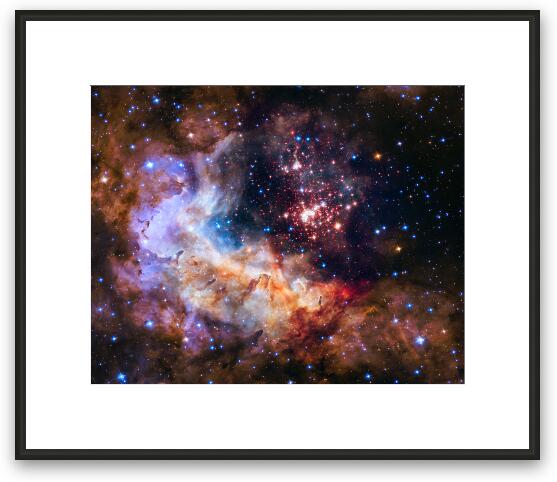 Westerlund 2 - Hubble 25th Anniversary Image Framed Fine Art Print