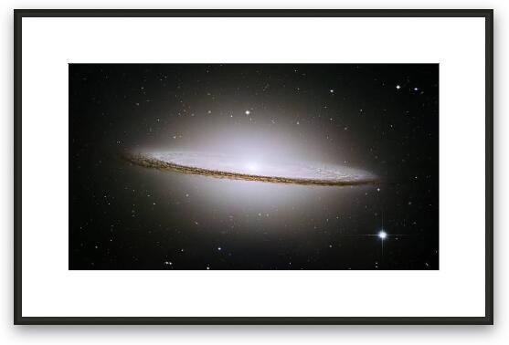 Hubble Mosaic of the Majestic Sombrero Galaxy HD Framed Fine Art Print