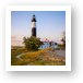 Historic Big Sable Point Light and Keepers House Art Print