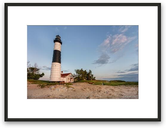 Historic Big Sable Point Lighthouse Framed Fine Art Print