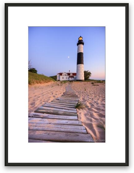 Big Sable Point Lighthouse Framed Fine Art Print