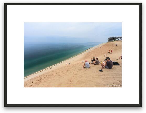 The Dune Climb - Sleeping Bear Dunes Framed Fine Art Print