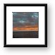 Ludington North Breakwater Light Sunrise Panoramic Framed Print