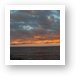 Ludington North Breakwater Light Sunrise Panoramic Art Print