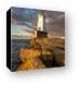Ludington North Breakwater Lighthouse at Sunrise Canvas Print