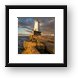 Ludington North Breakwater Lighthouse at Sunrise Framed Print