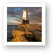 Ludington North Breakwater Lighthouse at Sunrise Art Print