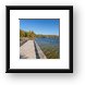 Boardwalk Along Hamlin Lake Framed Print