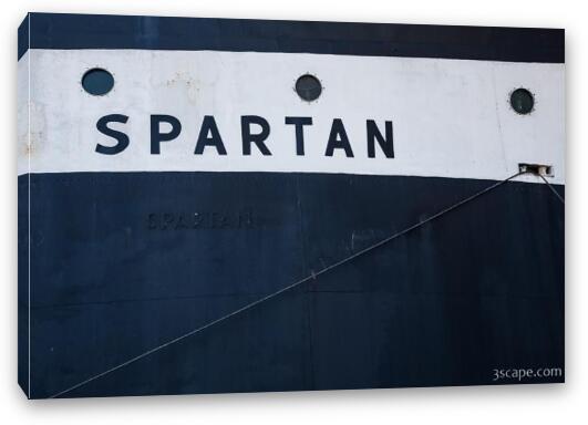 SS Spartan Ferry Fine Art Canvas Print