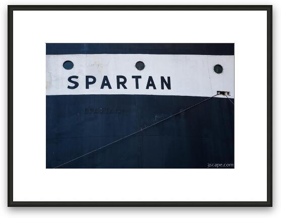 SS Spartan Ferry Framed Fine Art Print
