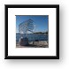 Reflections Sculpture in Waterfront Park Framed Print