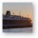 SS Badger Car Ferry Panoramic Metal Print