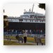 Last SS Badger Ferry for the Season Metal Print