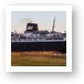SS Badger Car Ferry Panoramic Art Print