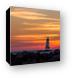 Beautiful Ludington Lighthouse Sunset Canvas Print