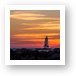 Beautiful Ludington Lighthouse Sunset Art Print