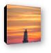 Beautiful Ludington Lighthouse Sunset Canvas Print