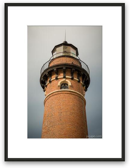 Top of Little Sable Point Lighthouse Framed Fine Art Print