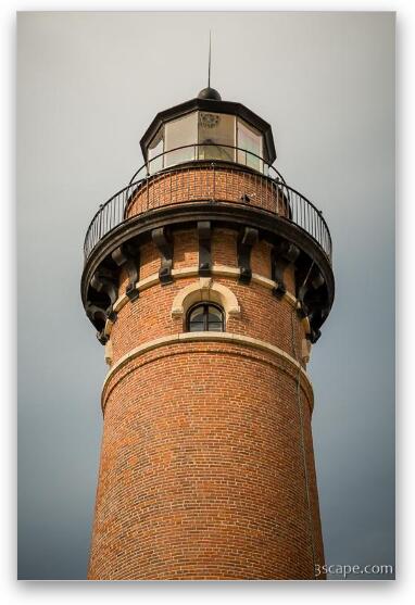 Top of Little Sable Point Lighthouse Fine Art Metal Print
