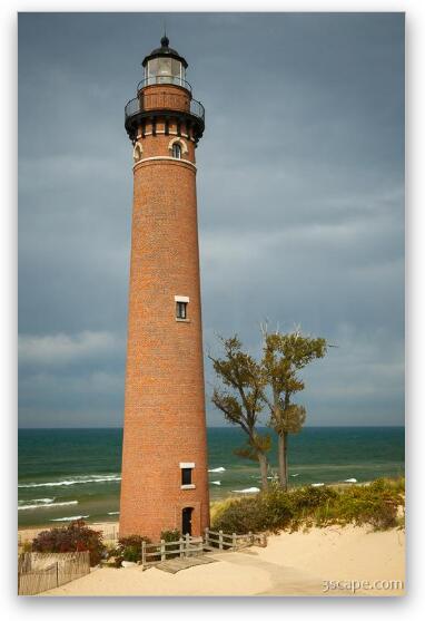Little Sable Point Lighthouse Fine Art Metal Print