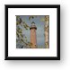 Fall Leaves around Little Sable Point Lighthouse Framed Print