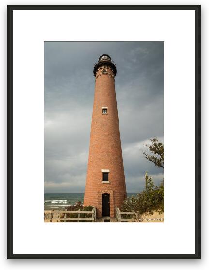 Imposing Little Sable Point Lighthouse Framed Fine Art Print