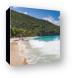 Large waves on Trunk Bay beach Canvas Print