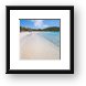 Salt Pond Bay Beach Framed Print