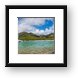 Salt Pond Bay Panoramic Framed Print