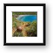 Turk's Head Cactus overlooking Blue Cobblestone Beach along Ram Head Trail Framed Print