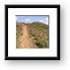 Hiking the Ram Head Trail Framed Print