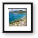 Blue Cobblestone Beach from Ram Head Trail Framed Print