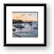 Cruz Bay Harbor Sunset Framed Print