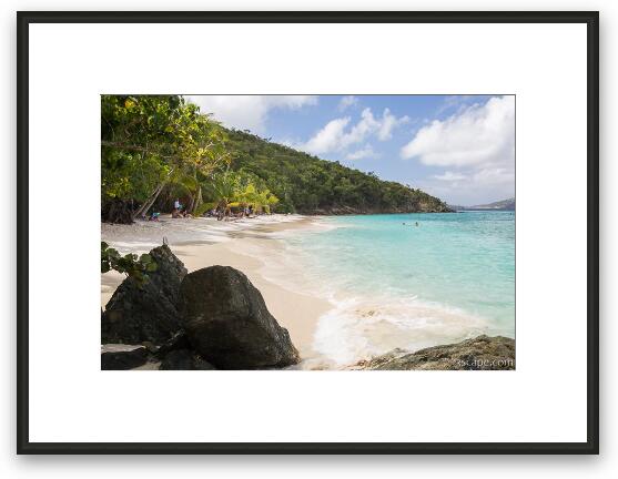 Salomon Beach Framed Fine Art Print
